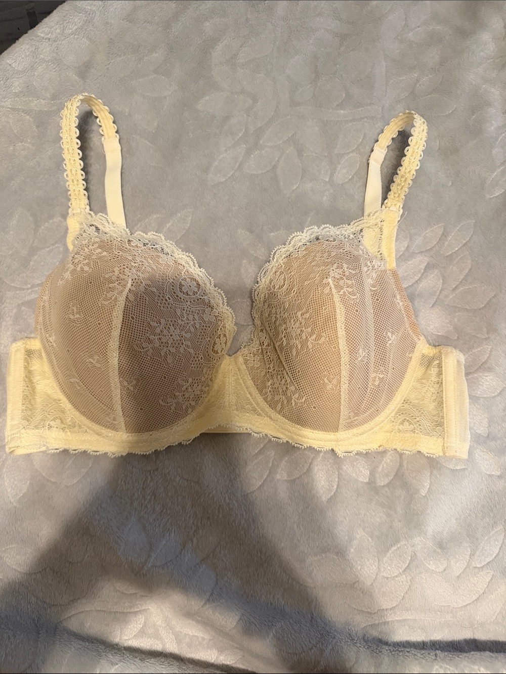 Le Mystere Sheer Lace Underwire nursing bra